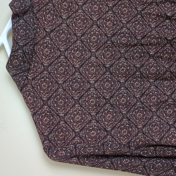 NWT Kirious Small Brown Button Front Shirt Top Long Sleeve Smocking - Picture 11 of 15